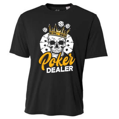 Poker Dealer Poker Player Funny Poker Premium Cooling Performance Crew T-Shirt