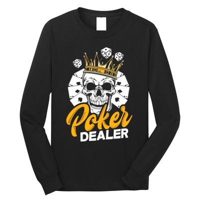 Poker Dealer Poker Player Funny Poker Premium Long Sleeve Shirt