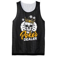 Poker Dealer Poker Player Funny Poker Premium Mesh Reversible Basketball Jersey Tank