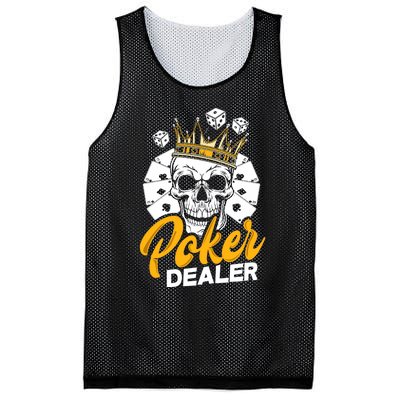 Poker Dealer Poker Player Funny Poker Premium Mesh Reversible Basketball Jersey Tank