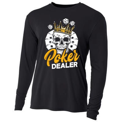 Poker Dealer Poker Player Funny Poker Premium Cooling Performance Long Sleeve Crew