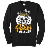 Poker Dealer Poker Player Funny Poker Premium Tall Sweatshirt