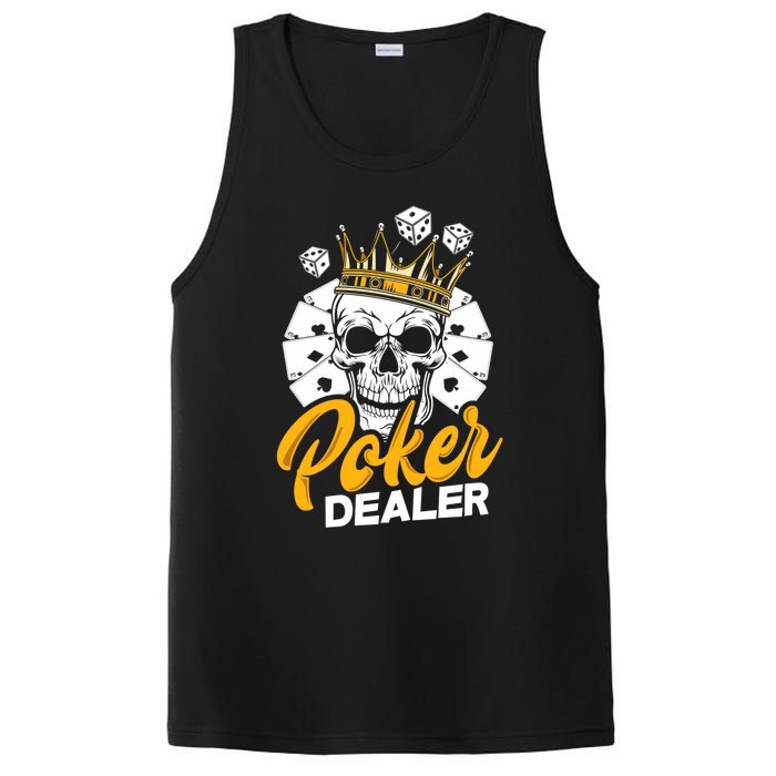 Poker Dealer Poker Player Funny Poker Premium PosiCharge Competitor Tank