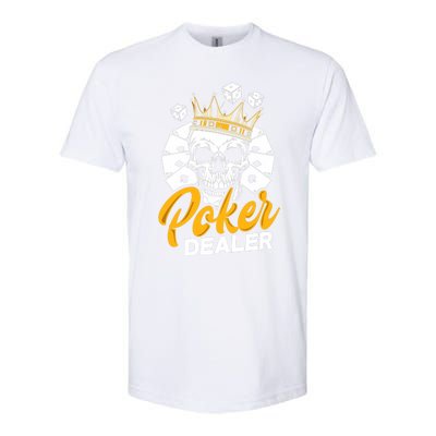 Poker Dealer Poker Player Funny Poker Premium Softstyle CVC T-Shirt