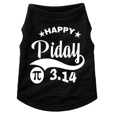 Pi Day Pirate Pi Symbol Graphic Art Math Lover Math Teacher Great Gift Doggie Tank