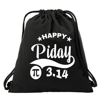 Pi Day Pirate Pi Symbol Graphic Art Math Lover Math Teacher Great Gift Drawstring Bag