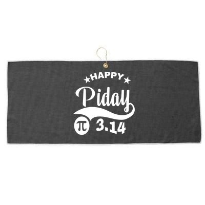 Pi Day Pirate Pi Symbol Graphic Art Math Lover Math Teacher Great Gift Large Microfiber Waffle Golf Towel