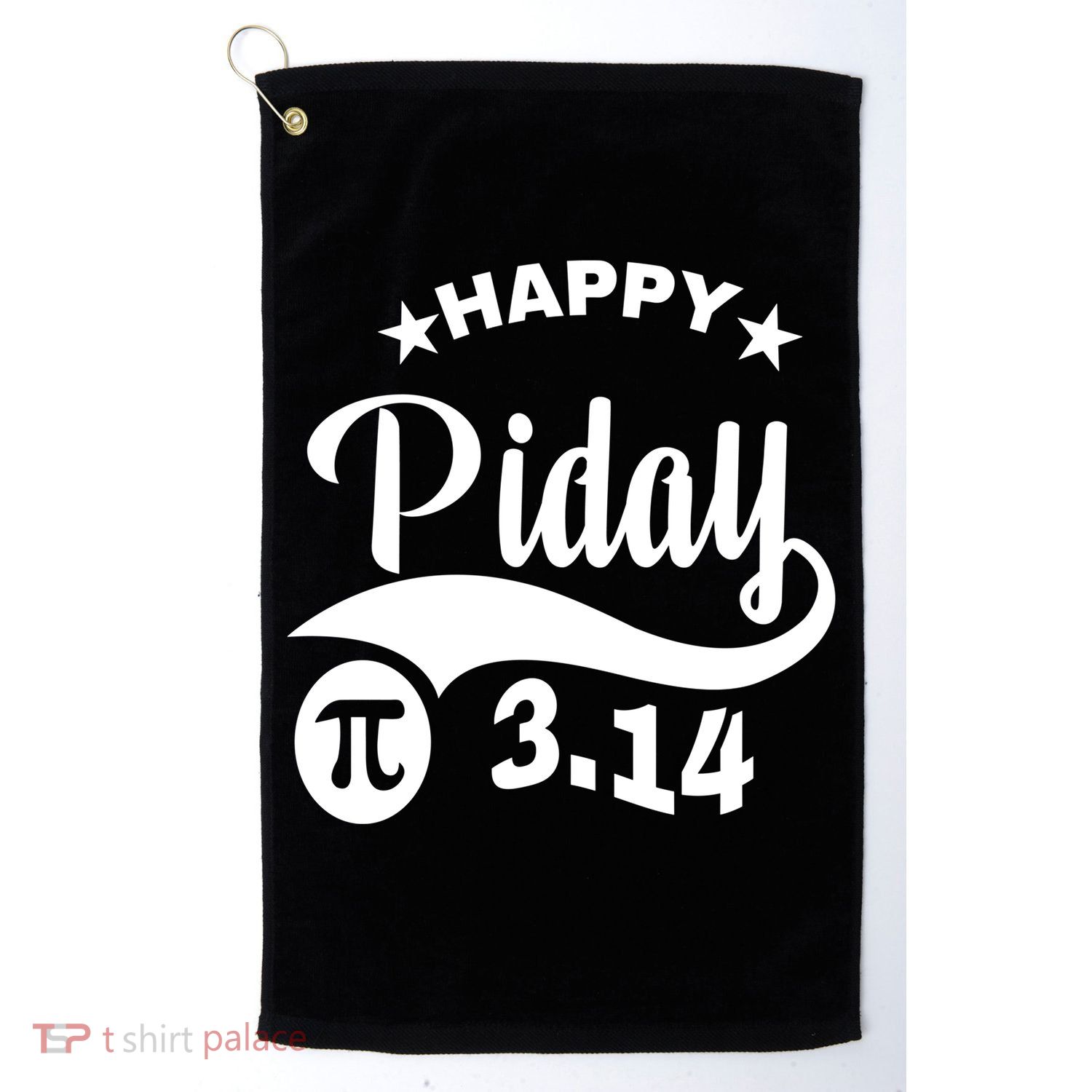 Pi Day Pirate Pi Symbol Graphic Art Math Lover Math Teacher Great Gift Golf Towel
