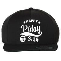 Pi Day Pirate Pi Symbol Graphic Art Math Lover Math Teacher Great Gift Wool Snapback Cap