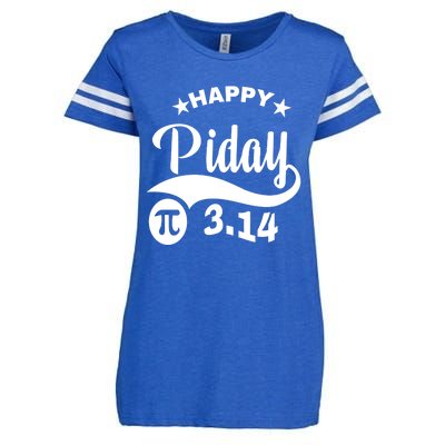 Pi Day Pirate Pi Symbol Graphic Art Math Lover Math Teacher Great Gift Enza Ladies Jersey Football T-Shirt