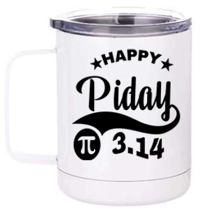 Pi Day Pirate Pi Symbol Graphic Art Math Lover Math Teacher Great Gift 12 oz Stainless Steel Tumbler Cup