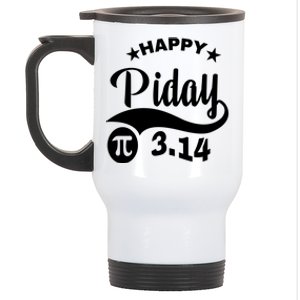 Pi Day Pirate Pi Symbol Graphic Art Math Lover Math Teacher Great Gift Stainless Steel Travel Mug