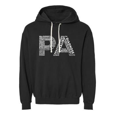 PA Design Physician Assistant Garment-Dyed Fleece Hoodie