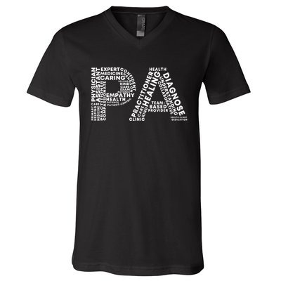 PA Design Physician Assistant V-Neck T-Shirt