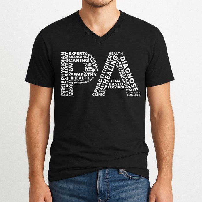 PA Design Physician Assistant V-Neck T-Shirt