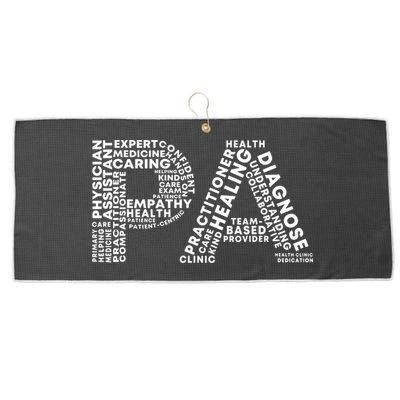 PA Design Physician Assistant Large Microfiber Waffle Golf Towel