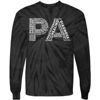 PA Design Physician Assistant Tie-Dye Long Sleeve Shirt