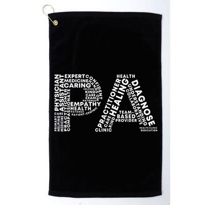 PA Design Physician Assistant Platinum Collection Golf Towel