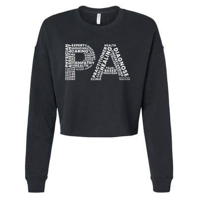 PA Design Physician Assistant Cropped Pullover Crew