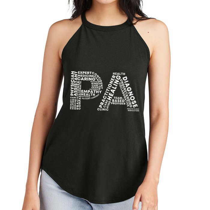 PA Design Physician Assistant Women's Perfect Tri Rocker Tank