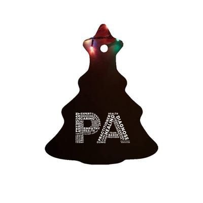 PA Design Physician Assistant Ceramic Tree Ornament