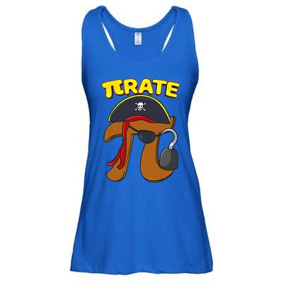 Pi Day Pirate Pi Symbol Graphic Art Math Lover Gift Ladies Essential Flowy Tank