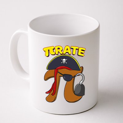 Pi Day Pirate Pi Symbol Graphic Art Math Lover Gift Coffee Mug