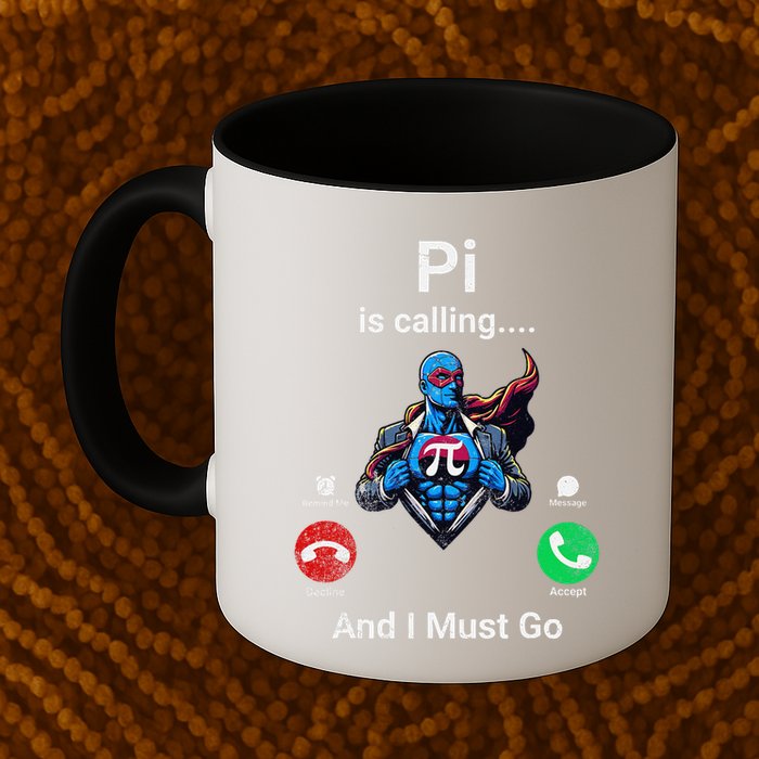 Pi Day Pi Is Calling And I Must Go .Png Coffee Mug