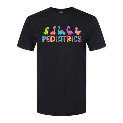 Pediatrics Dinosaurs Peds Nurse Crew Appreciation Pediatric Softstyle® CVC T-Shirt