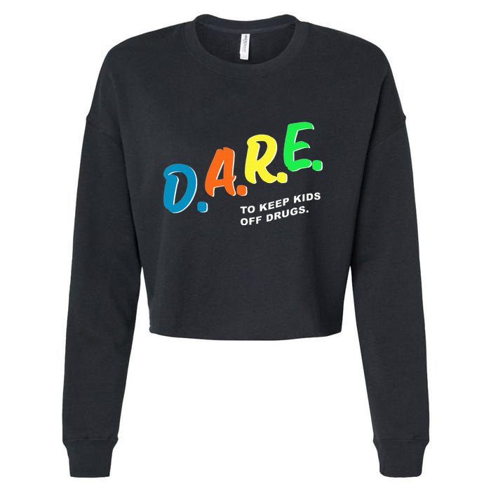 Program Dares Cropped Pullover Crew