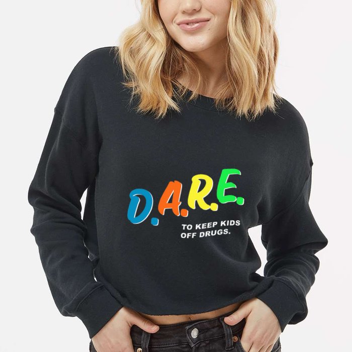 Program Dares Cropped Pullover Crew