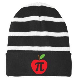 Pi Day Striped Beanie with Solid Band