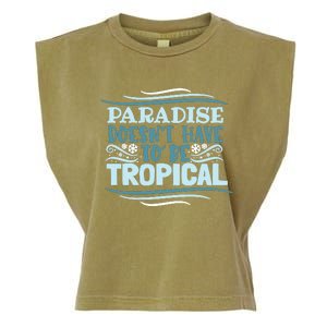 Paradise DoesnT Garment-Dyed Women's Muscle Tee