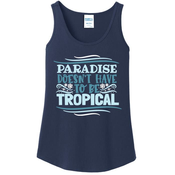 Paradise DoesnT Ladies Essential Tank