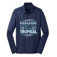 Paradise DoesnT Silk Touch Performance Long Sleeve Polo