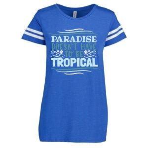 Paradise DoesnT Enza Ladies Jersey Football T-Shirt