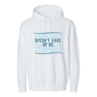 Paradise DoesnT Garment-Dyed Fleece Hoodie