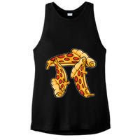 Pi Day Pizza Pi Funny Math Food Ladies PosiCharge Tri-Blend Wicking Tank