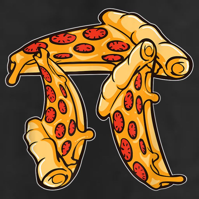 Pi Day Pizza Pi Funny Math Food Garment-Dyed Heavyweight T-Shirt