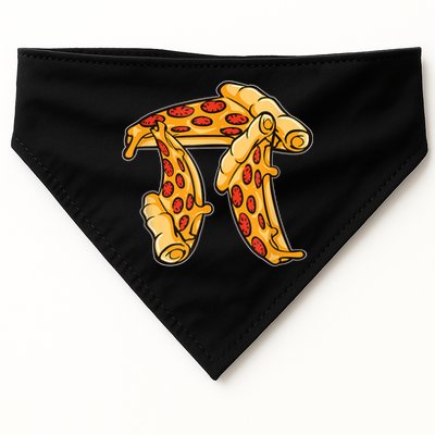 Pi Day Pizza Pi Funny Math Food USA-Made Doggie Bandana