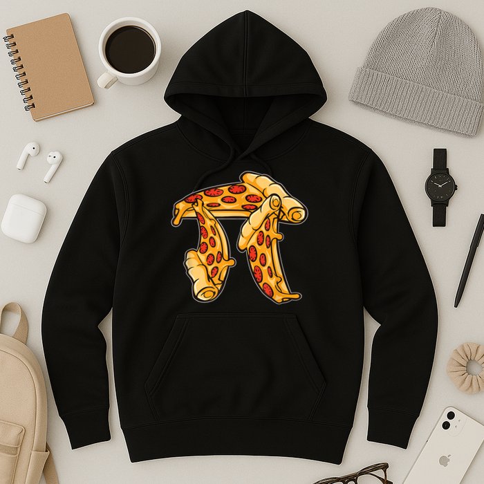 Pi Day Pizza Pi Funny Math Food Hoodie