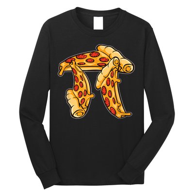 Pi Day Pizza Pi Funny Math Food Long Sleeve Shirt