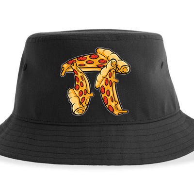 Pi Day Pizza Pi Funny Math Food Sustainable Bucket Hat