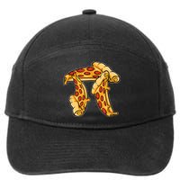 Pi Day Pizza Pi Funny Math Food 7-Panel Snapback Hat