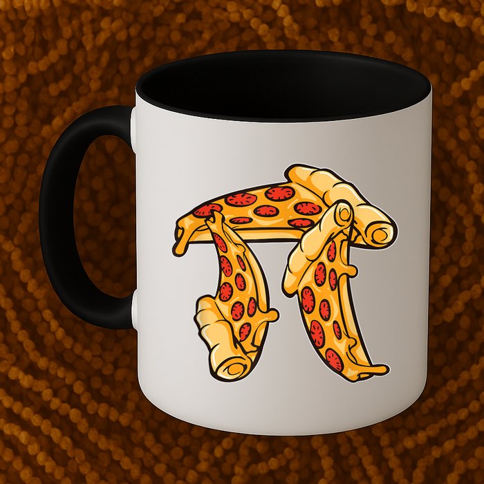 Pi Day Pizza Pi Funny Math Food Mug