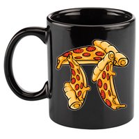 Pi Day Pizza Pi Funny Math Food 11oz C Handle Ceramic Mug