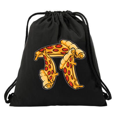 Pi Day Pizza Pi Funny Math Food Drawstring Bag