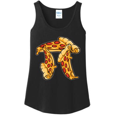 Pi Day Pizza Pi Funny Math Food Ladies Essential Tank