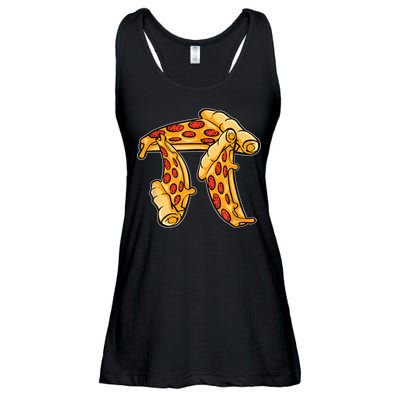 Pi Day Pizza Pi Funny Math Food Ladies Essential Flowy Tank