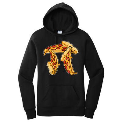 Pi Day Pizza Pi Funny Math Food Women's Pullover Hoodie